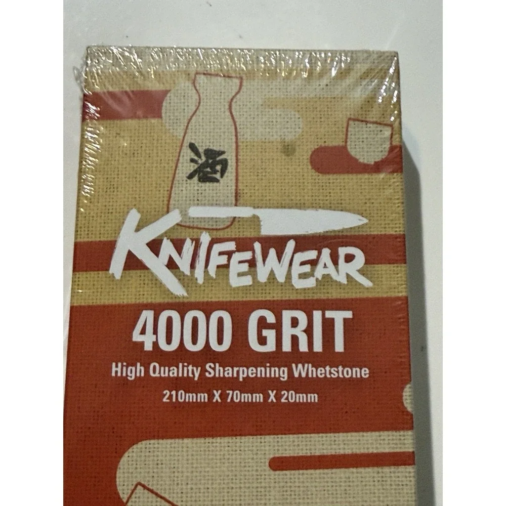 Knifewear 4000 Grit Whetstone Knife Sharpener High Quality 21x70x20mm